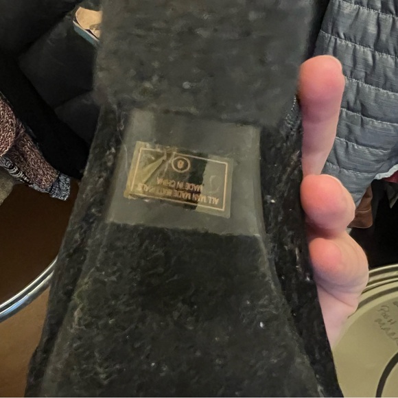 Platform black buckle zip up booties - Picture 5 of 5